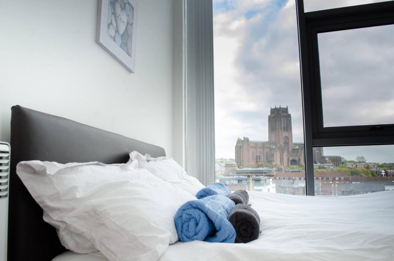 Penthouse In Liverpool City Centre - Free Parking - Balcony - By Happy Days ภายนอก รูปภาพ